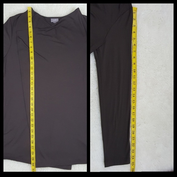 J Jill Stretch Open Front Drape Cardigan Sz Med - Picture 6 of 7